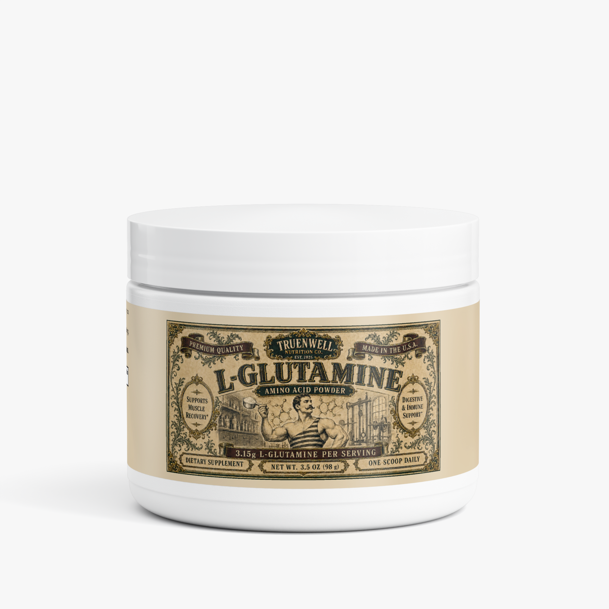 TRUENWELL L-Glutamine amino acid powder
